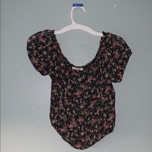 Floral crop top